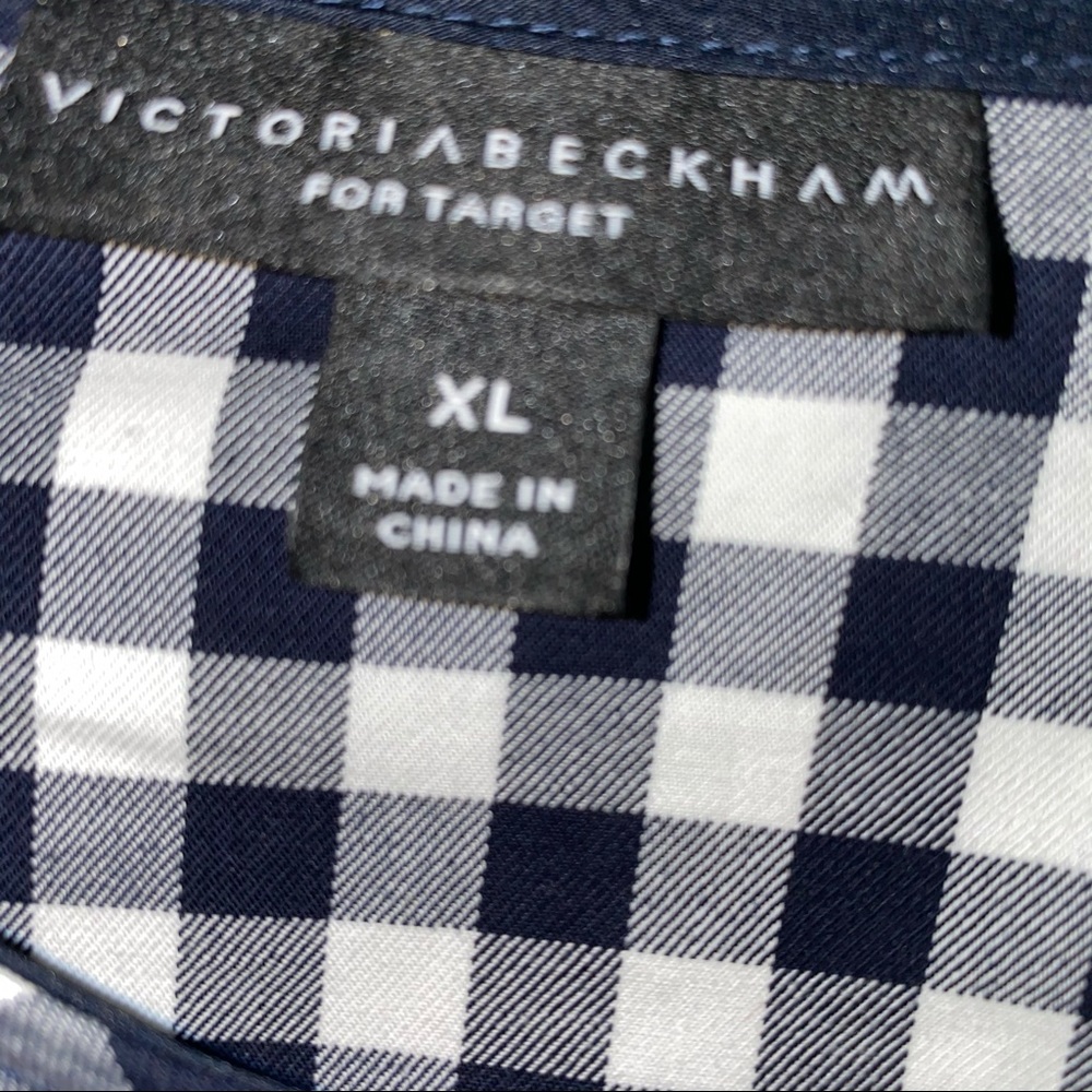 NWT Victoria Beckham for Target Gingham Top, XL - Picture 10 of 10